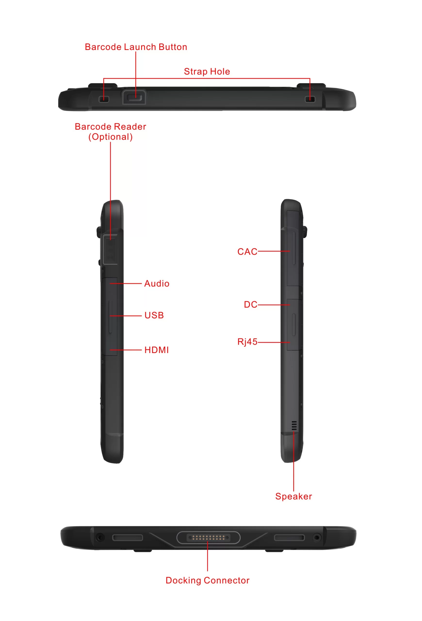 MD-100 Black 4 Function Indication